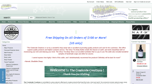 thecreeksidecreations.com