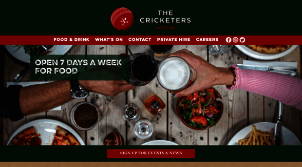 thecricketersweston.co.uk