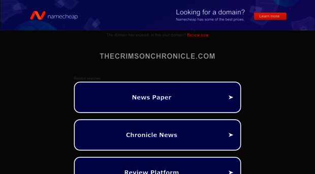 thecrimsonchronicle.com