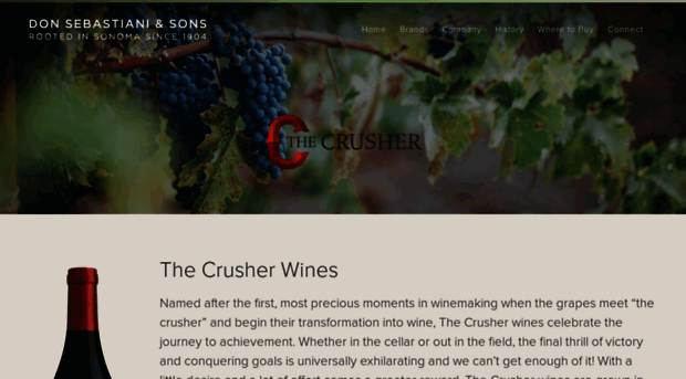 thecrusherwines.com