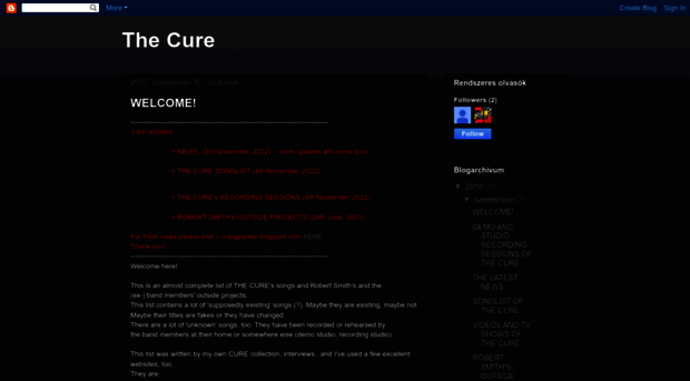 thecure-collector.blogspot.com