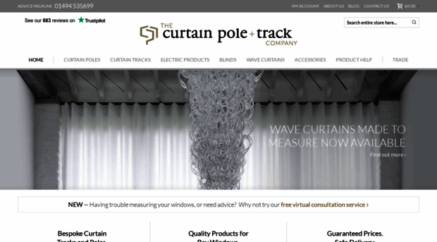 thecurtainpoleandtrackcompany.com