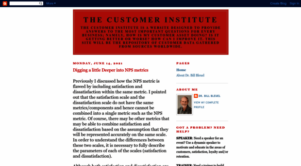 thecustomerinstitute.blogspot.com