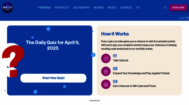 thedailyquiz.com