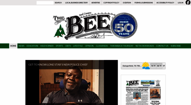 thedaingerfieldbee.com