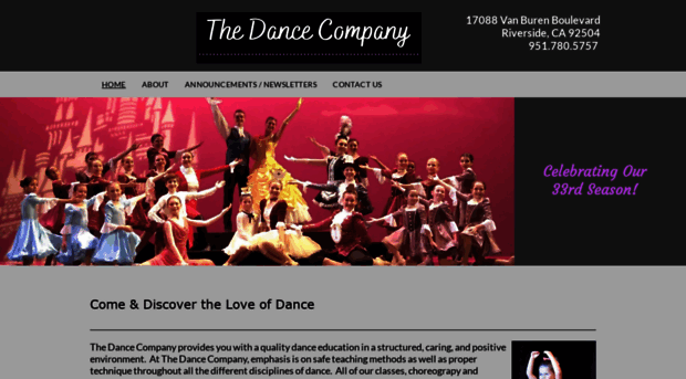 thedancecompanyriverside.com