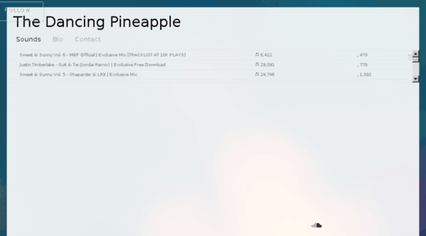 thedancingpineapple.toneden.io