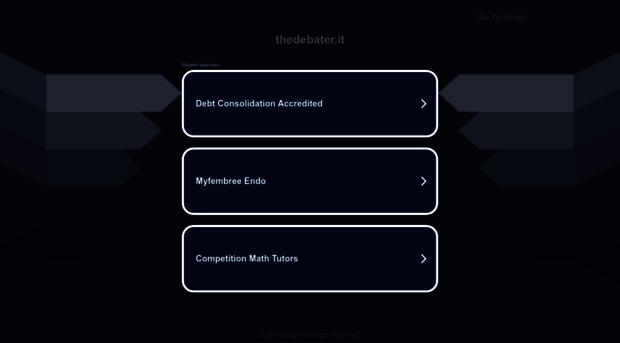 thedebater.it