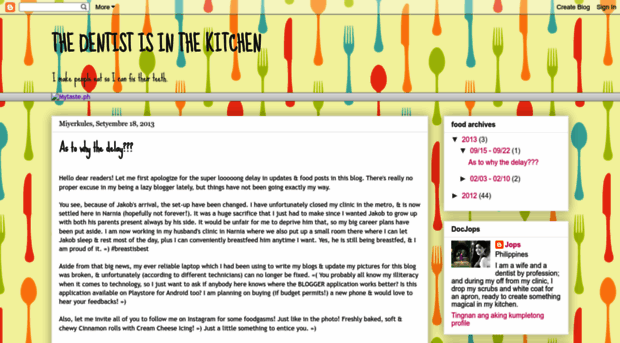 thedentistisinthekitchen.blogspot.com