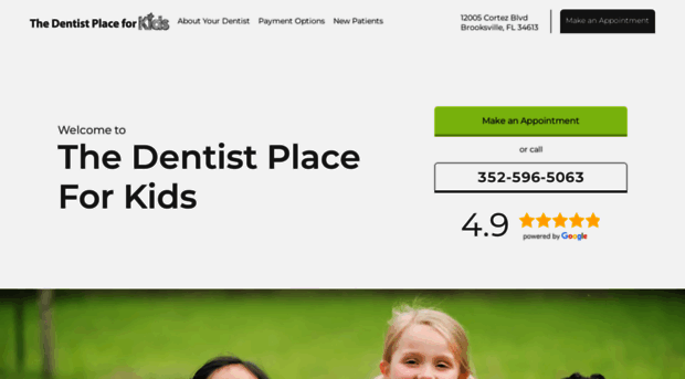 thedentistplacespringhillkids.com