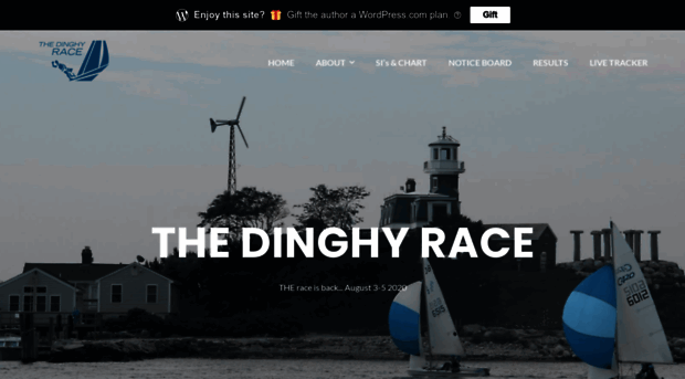 thedinghyrace.com