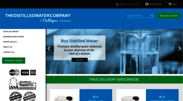 thedistilledwatercompany.com