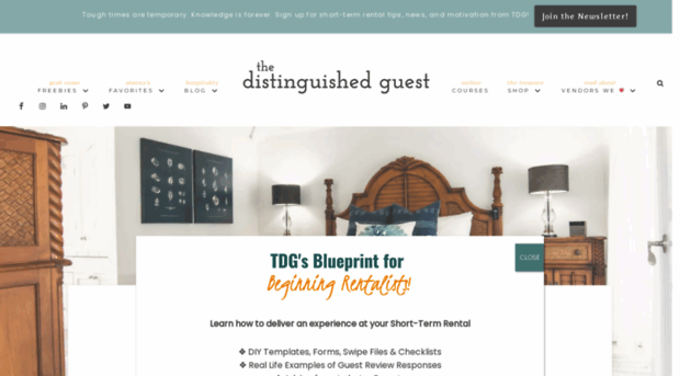 thedistinguishedguest.com