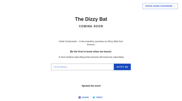 thedizzybat.com