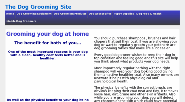 thedoggroomingsite.com