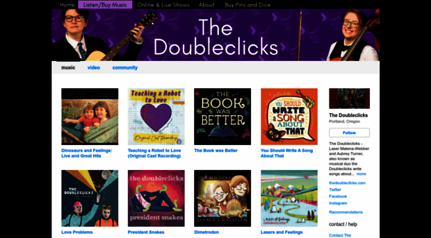 thedoubleclicks.bandcamp.com