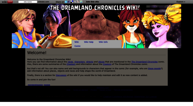 thedreamlandchronicles.wikidot.com