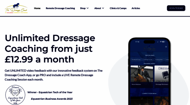 thedressagecoach.com