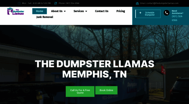 thedumpsterllamas.com