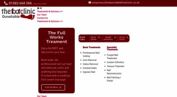 thedunstablefootclinic.co.uk