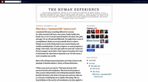 theehumanexperience.blogspot.com