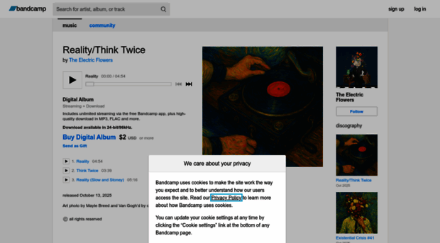 theelectricflowers.bandcamp.com