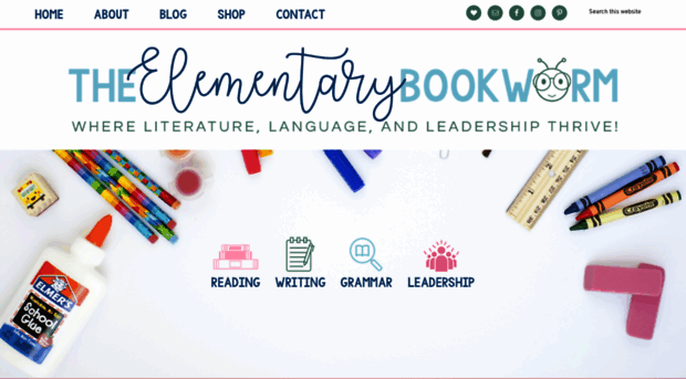 theelementarybookworm.com