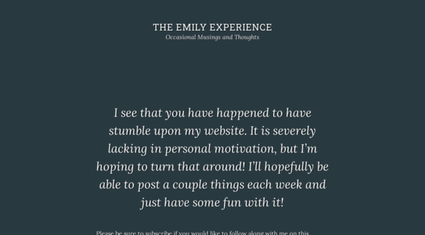 theemilyexperience.com