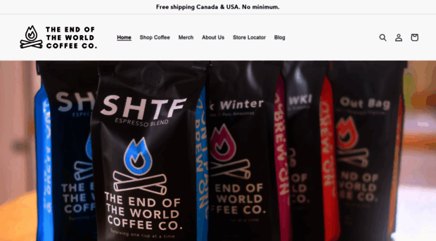 theendoftheworldcoffee.com