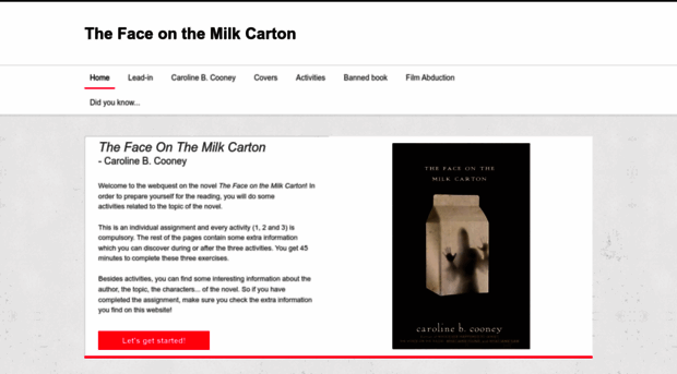 thefaceonthemilkcartoncooney.weebly.com