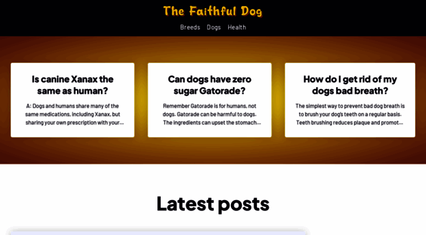 thefaithfuldog.com