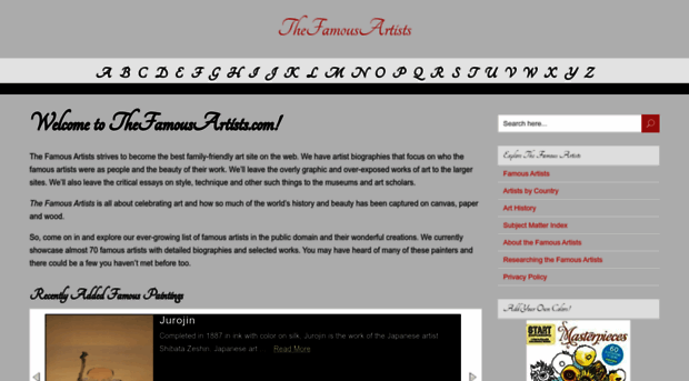 thefamousartists.com