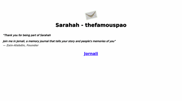 thefamouspao.sarahah.com