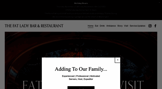 thefatladyrestaurant.com