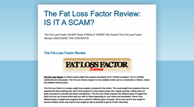 thefatlossfactor-reviewed.blogspot.com