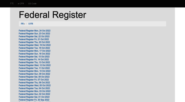 thefederalregister.org