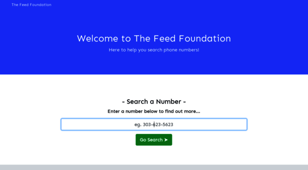 thefeedfoundation.org