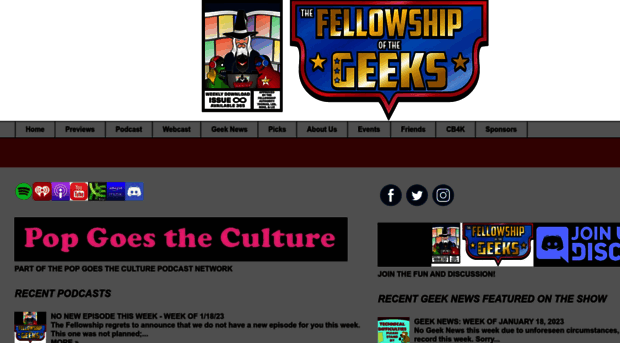 thefellowshipofthegeeks.net