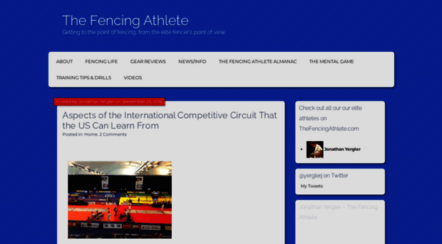 thefencingathlete.com