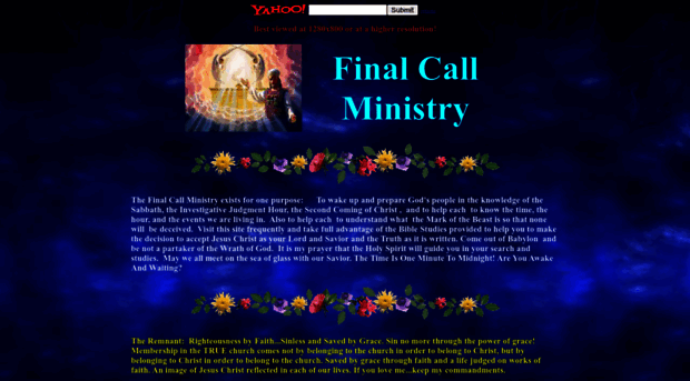 thefinalcall.org