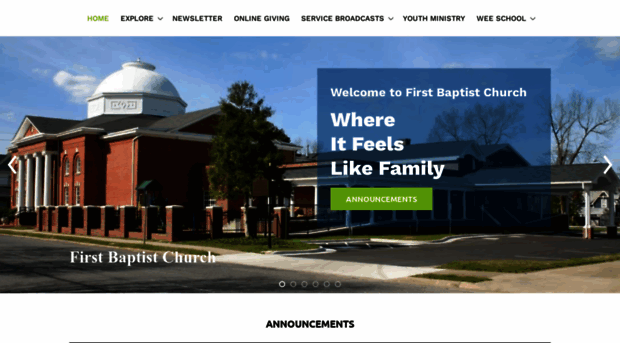 thefirstbaptistchurch.com