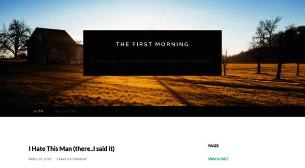 thefirstmorning.com