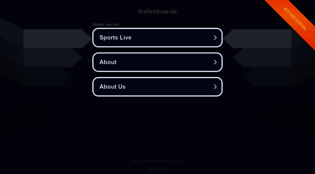 thefirstrow.de