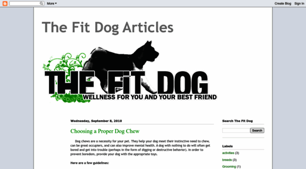 thefitdog.blogspot.com