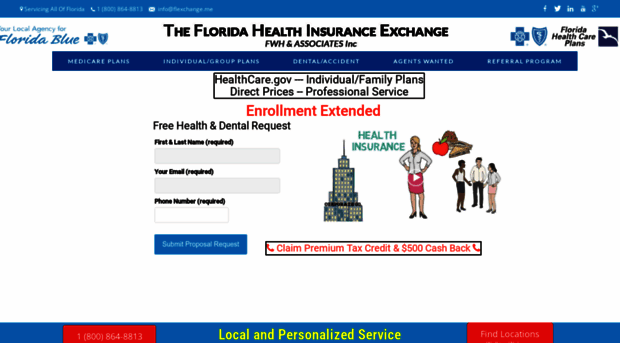 thefloridahealthinsuranceexchange.com