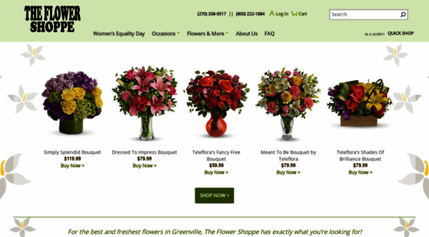 theflowershoppegreenville.com