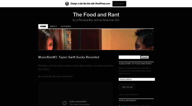 thefoodandrant.wordpress.com