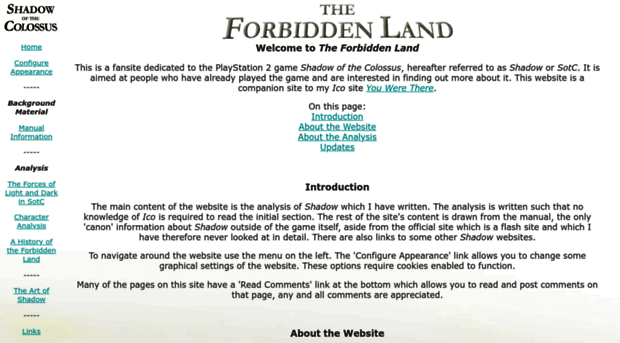 theforbiddenland.com