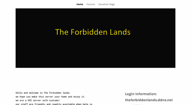 theforbiddenland.weebly.com