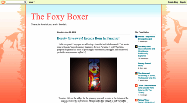 thefoxyboxer.blogspot.com